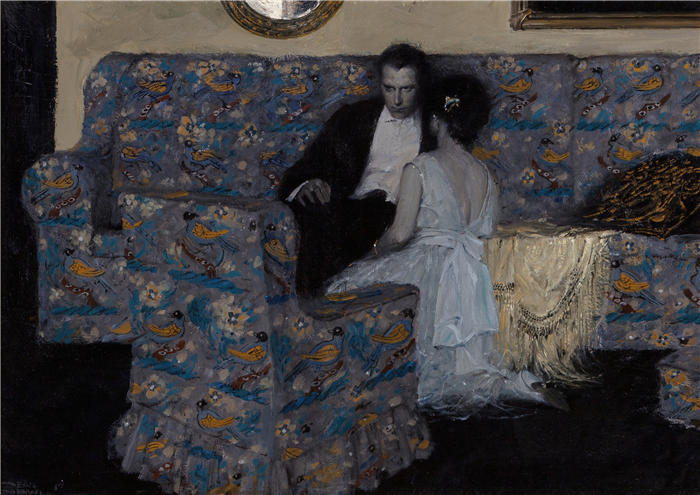 迪恩·康威尔（Dean Cornwell，美国画家）作品-选项 (1917)