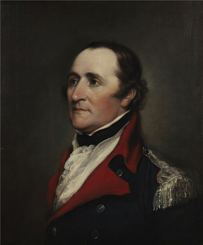 约翰·特朗布尔（John Trumbull，美国画家）高清作品-埃比尼泽·亨廷顿准将 (1806)