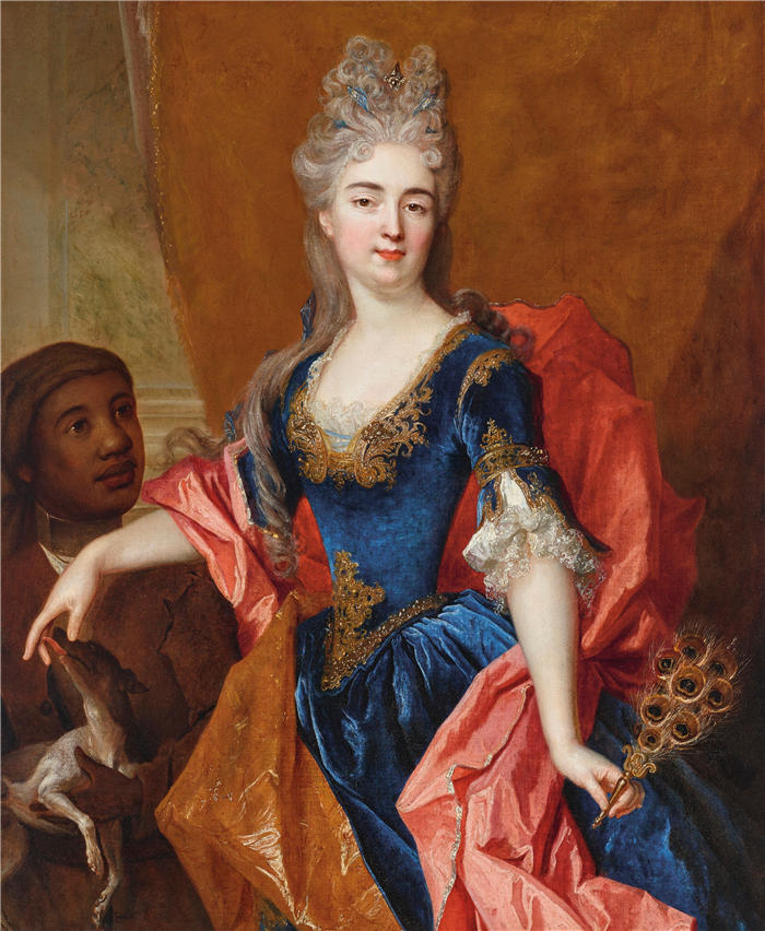 尼古拉斯·德·拉吉耶尔(Nicolas de Largillière,法国画家)作品-一位女士的画像