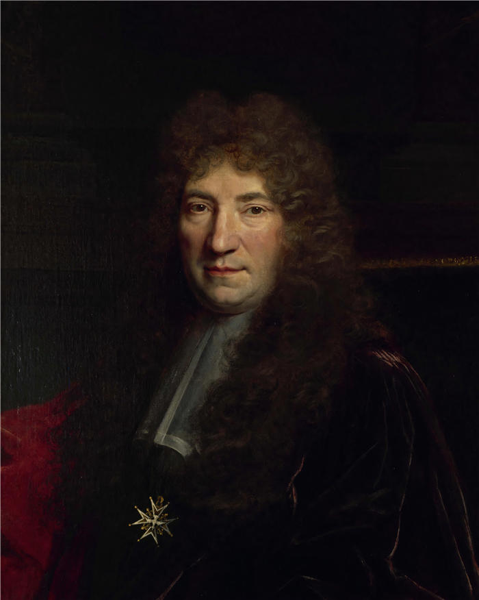 尼古拉斯·德·拉吉耶尔(Nicolas de Largillière,法国画家)作品-一位巴黎市议员的肖像(1702 年)