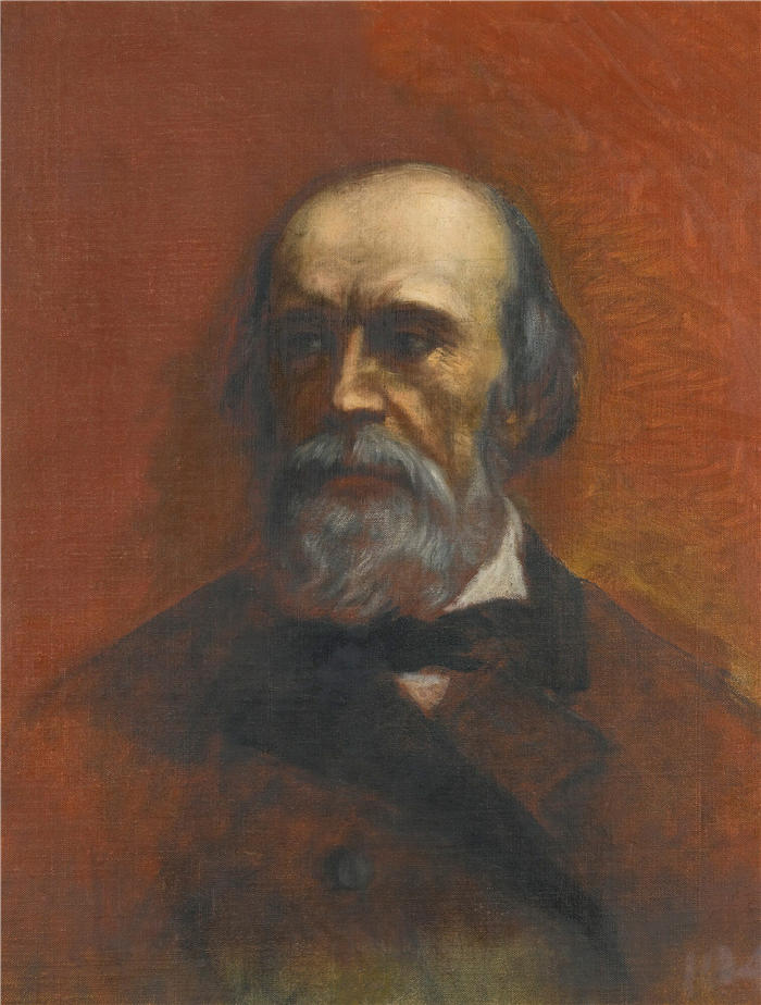 亨利克·西米拉兹基（Henryk Siemiradzki，波兰画家）作品-《WALERJAN ZAWISZA LINKOWIEC 的男人的肖像》高清下载