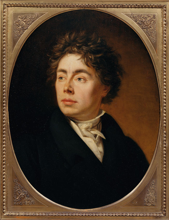 约翰·彼得·克拉夫特 (Johann Peter Krafft，奥地利画家) 作品-《约瑟夫·克拉夫特，艺术家的兄弟（1820 年）》高清下载