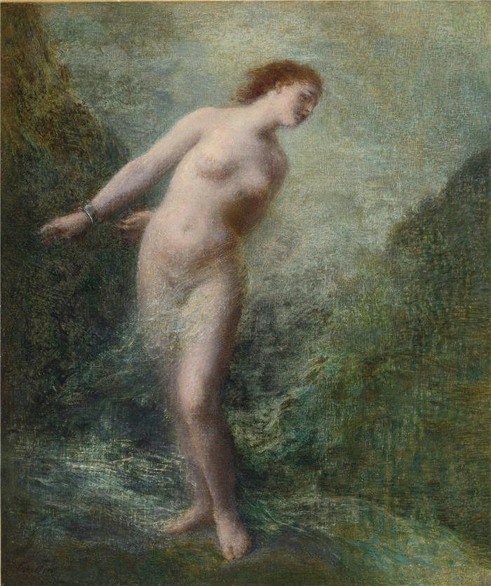 亨利·范汀·拉图尔（Henri Fantin-Latour，法国画家）作品-《仙女座》高清油画