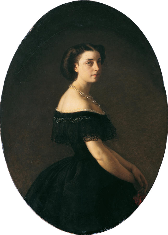 汉斯·卡农(Hans Canon，奥地利画家)高清油画作品-来自摩根斯坦的安娜施瓦茨