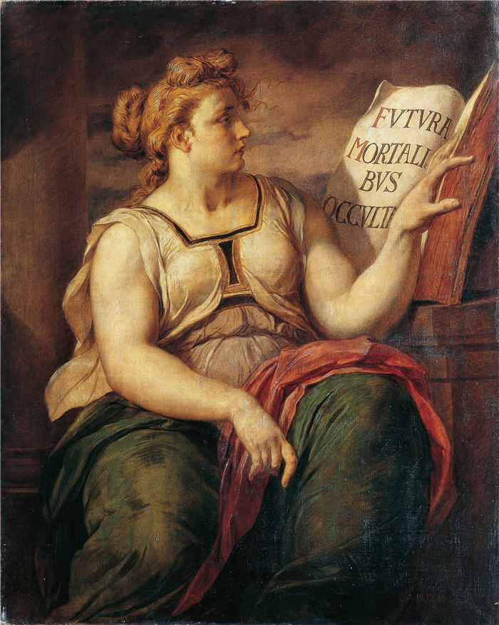 汉斯·卡农(Hans Canon，奥地利画家)高清油画作品-女巫