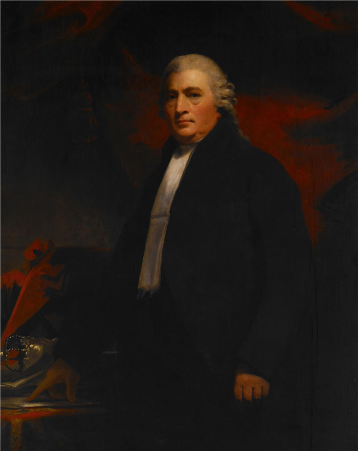 亨利·雷本（Henry Raeburn，苏格兰画家）高清油画作品-《罗伯特·布莱尔勋爵的肖像》