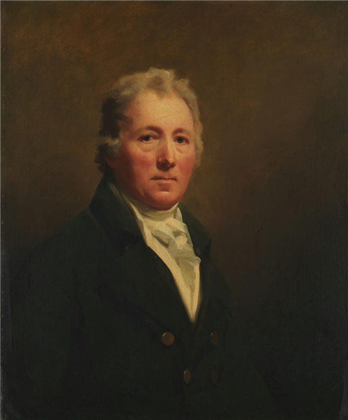 亨利·雷本（Henry Raeburn，苏格兰画家）高清油画作品-《威廉·福赛思 (1749–1814)（约 1800 年）》