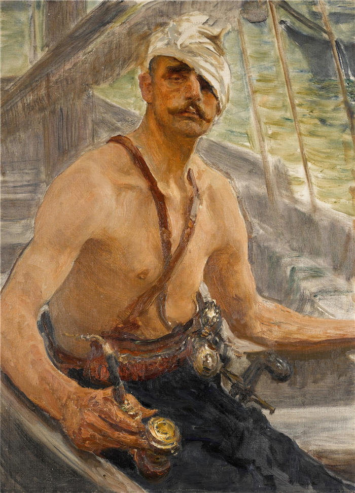 伊利亚·列宾（ Ilya Repin,俄罗斯画家）高清油画作品-《黑海哥萨克》