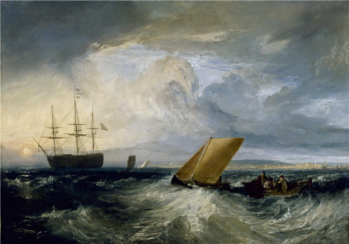 约瑟夫·马洛德·威廉·特纳(Joseph Mallord William Turner,英国画家)高清作品下载-《从诺尔看到的纯粹》
