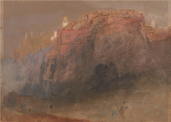约瑟夫·马洛德·威廉·特纳(Joseph Mallord William Turner,英国画家)高清作品下载-《卢森堡(约 1825 年或 1834 年)》