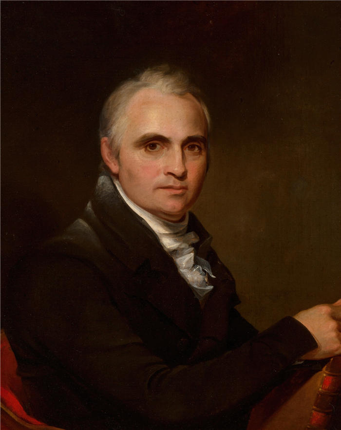 托马斯·萨利 (Thomas Sully，美国画家)高清作品-《德怀特先生的肖像（1807 年）》