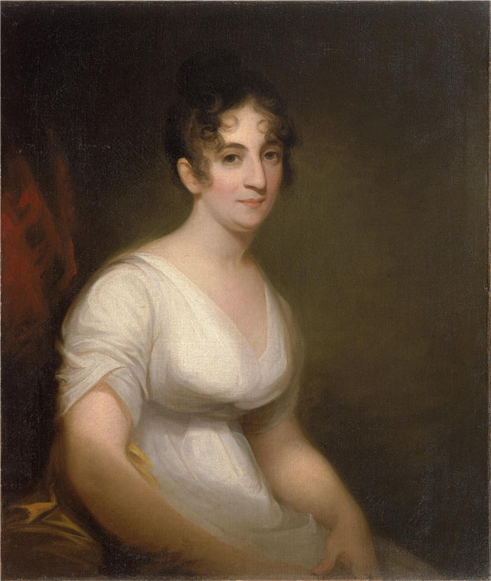 托马斯·萨利 (Thomas Sully，美国画家)高清作品-《莎莉·埃廷 (1808)》