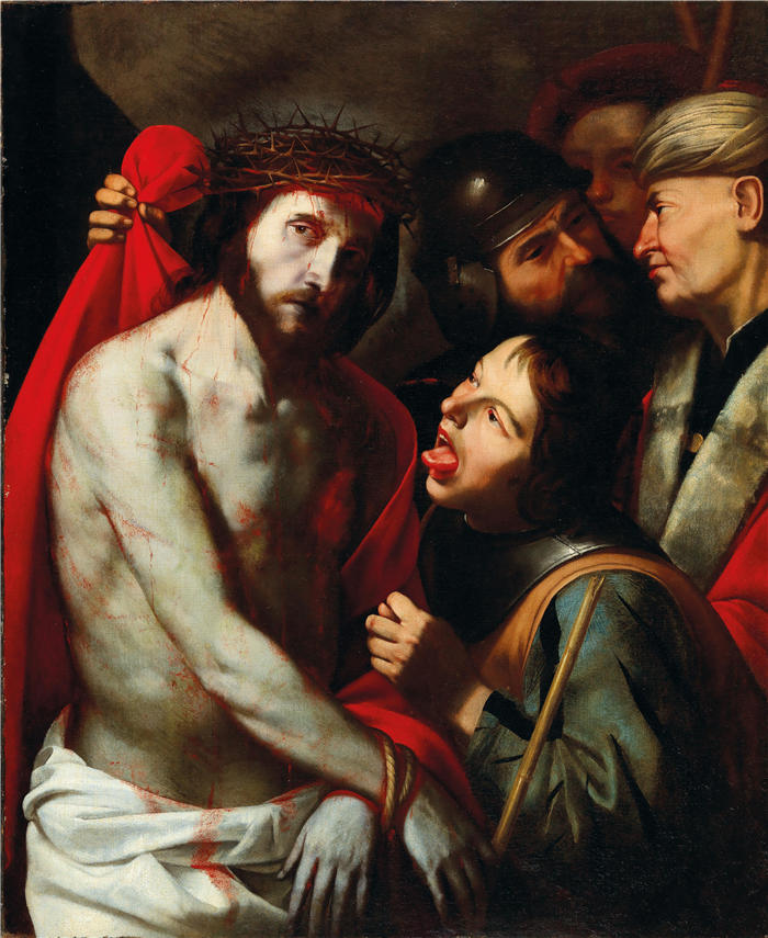 胡塞佩·德·里贝拉（Jusepe de Ribera，西班牙画家）高清作品-《基督的嘲弄》