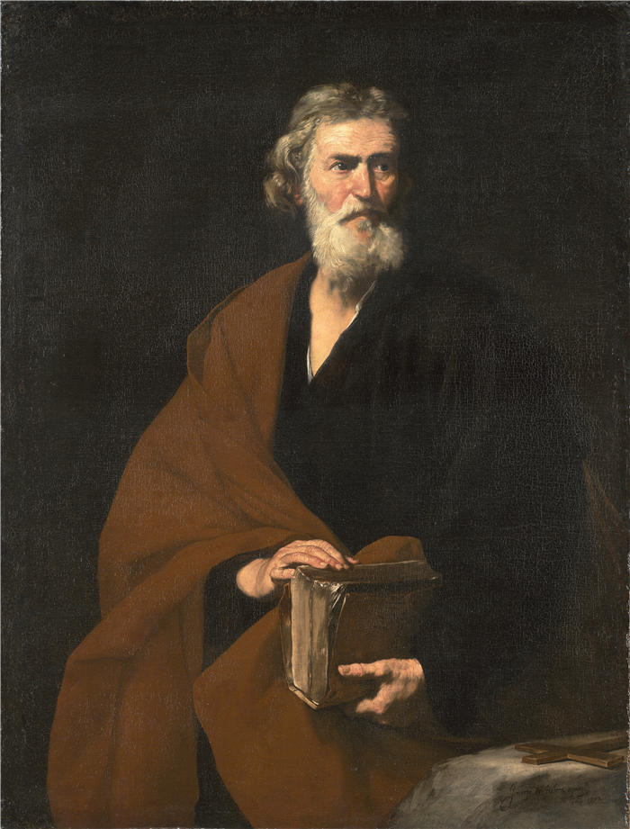 胡塞佩·德·里贝拉（Jusepe de Ribera，西班牙画家）高清作品-《圣马太 (1632)》