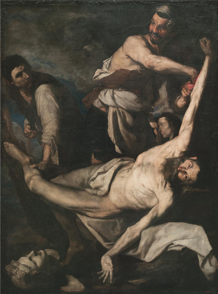 胡塞佩·德·里贝拉（Jusepe de Ribera，西班牙画家）高清作品-《圣巴塞洛缪殉难 (1644)》
