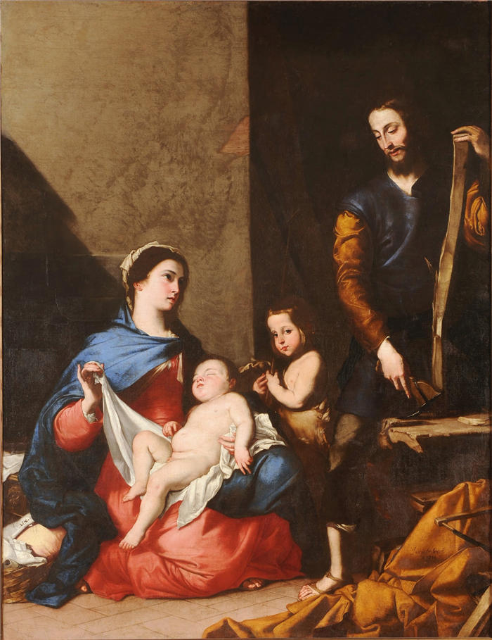 胡塞佩·德·里贝拉（Jusepe de Ribera，西班牙画家）高清作品-《圣家堂 (1639)》