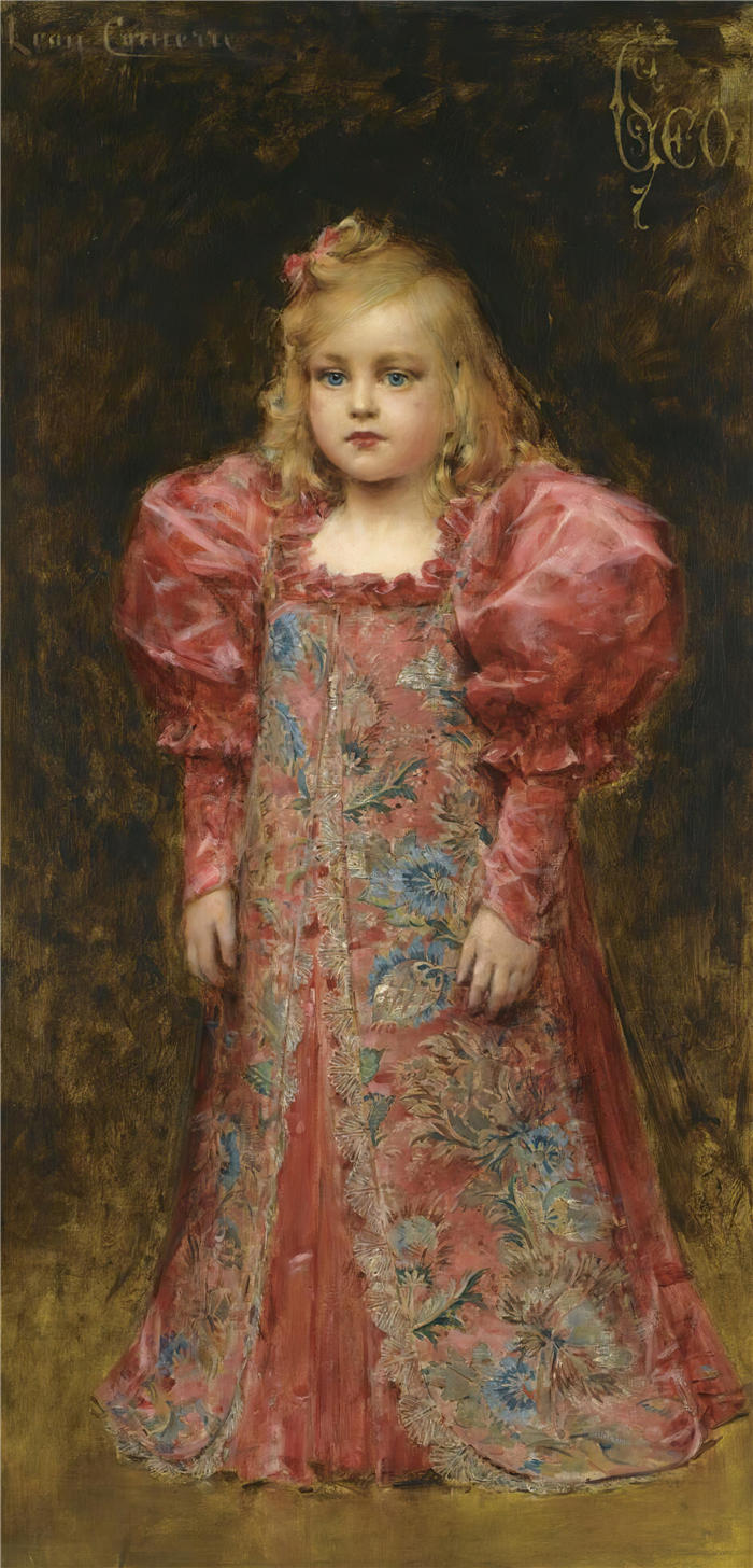 莱昂·弗朗索瓦·科梅尔（Léon François Comerre，法国画家）高清油画作品-《装扮》