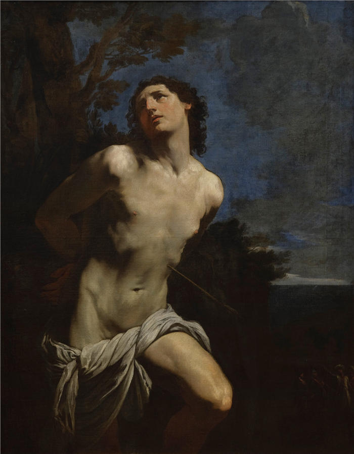 吉多·雷尼（Guido Reni，意大利画家）高清油画作品-《圣塞巴斯蒂安》