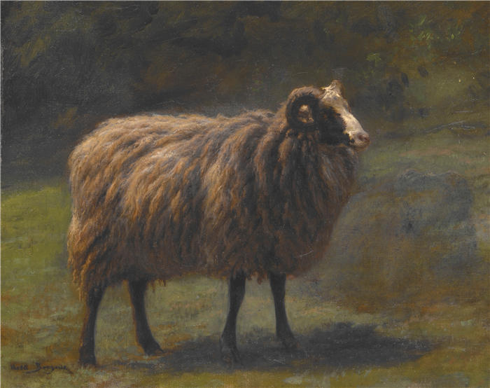 罗莎·博纳尔(rosa bonheur，法国画家)高清作品-《拉姆 (1845-1850)》