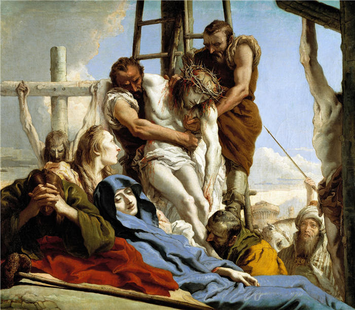 乔瓦尼·多梅尼科·蒂埃波洛（Giovanni Domenico Tiepolo，意大利画家）高清油画下载-《血统 (1772)》