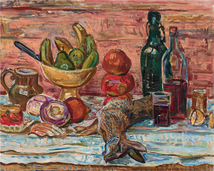齐格蒙特·瓦利舍夫斯基（Zygmunt Waliszewski，波兰画家）高清作品-《爱之岛 (1929)》