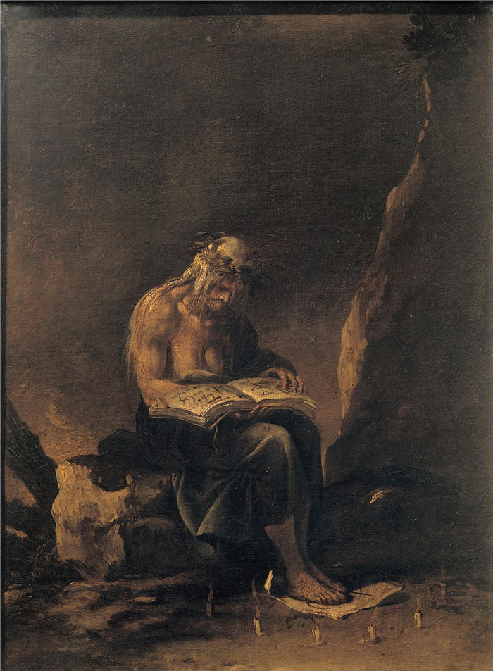 萨尔瓦多·罗萨（Salvator Rosa，意大利画家）高清作品-《女巫 (1646)》