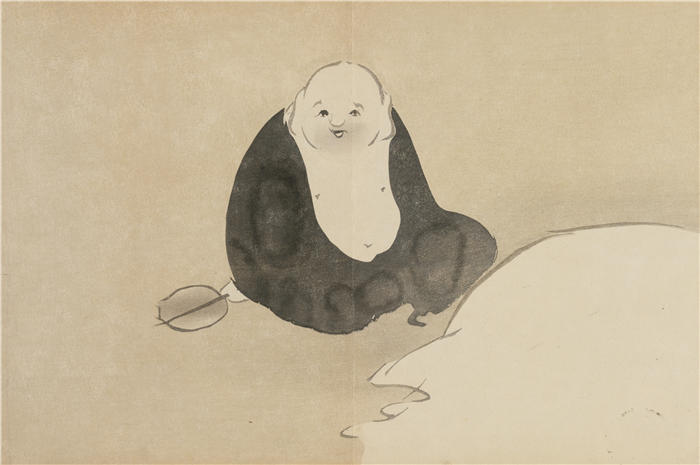 神坂雪佳(Kamisaka Sekka，日本画家)高清作品-《布亭 (1909-1910)》