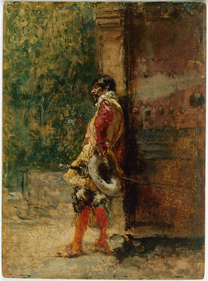 马里亚诺·福图尼·马萨尔（Mariano Fortuny Marsal，西班牙画家）高清作品-《骑士（约 1871 年）》