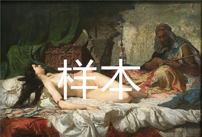 马里亚诺·福图尼·马萨尔（Mariano Fortuny Marsal，西班牙画家）高清作品-《宫女 (1861)》