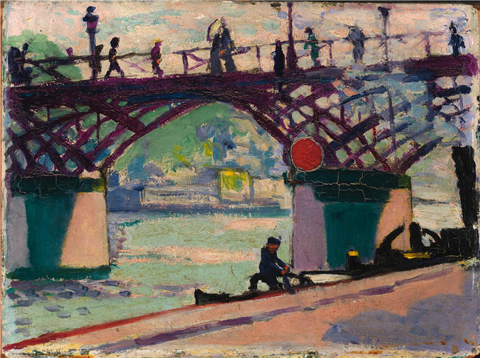 亨利·莱曼·萨昂(Henry Lyman Saÿen，美国画家)高清作品-《艺术桥（1908-1911）》