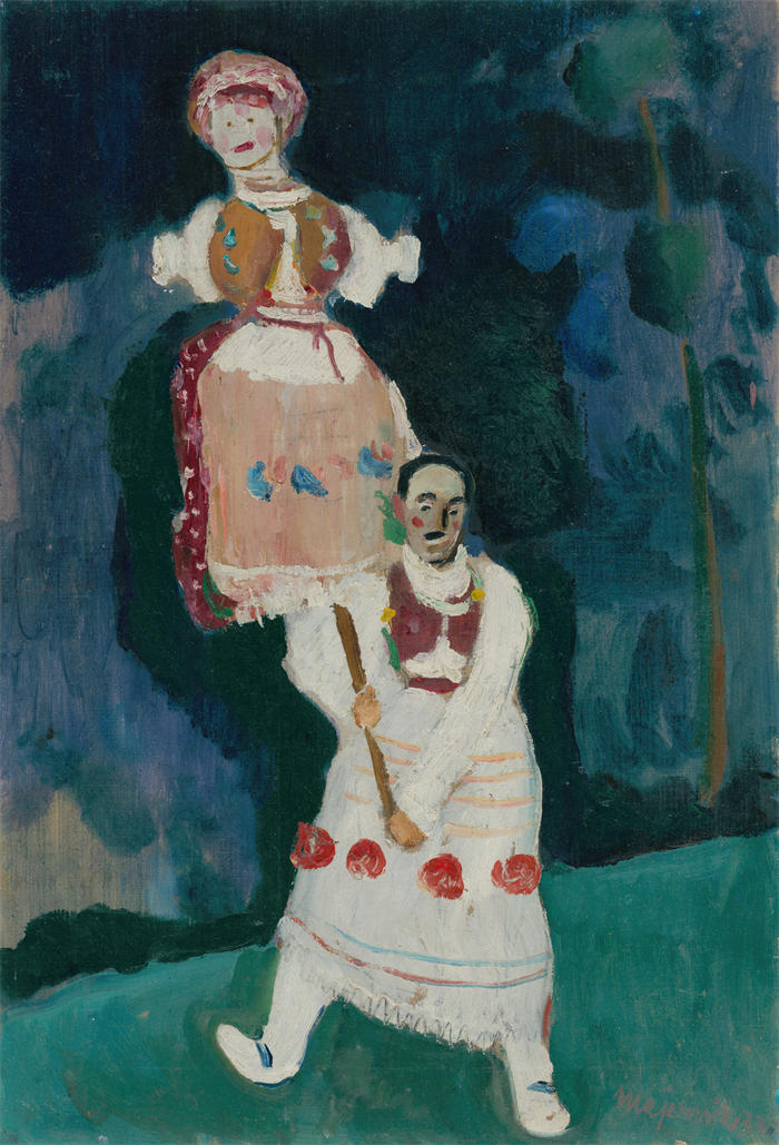 赛普里安·马耶尼克（Cyprián Majerník,斯洛伐克画家）高清作品-《莫雷纳(1933)》