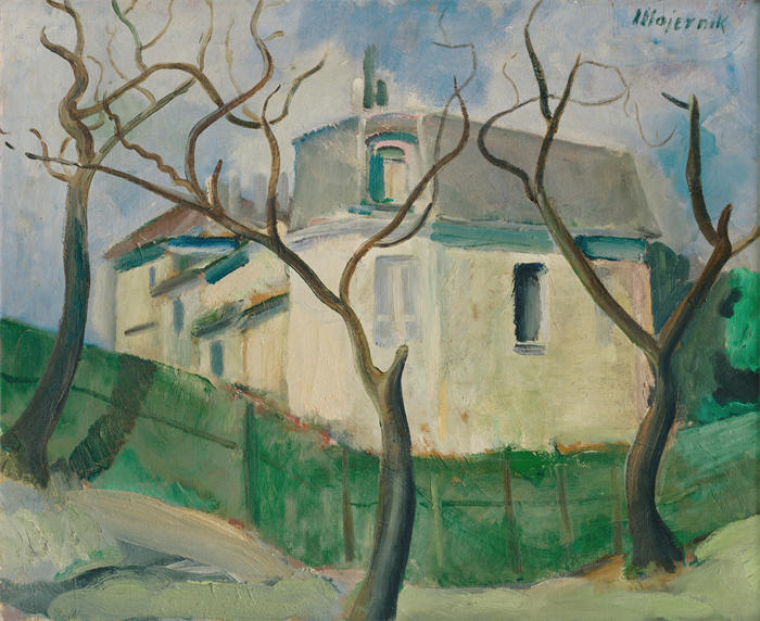 赛普里安·马耶尼克（Cyprián Majerník,斯洛伐克画家）高清作品-《花园别墅 (1930)》