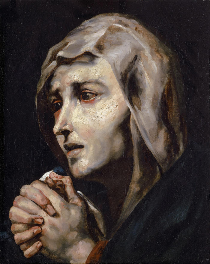 西奥多·杰利柯(Théodore Géricault，法国画家)高清作品-《痛苦之母（1811-1815）》