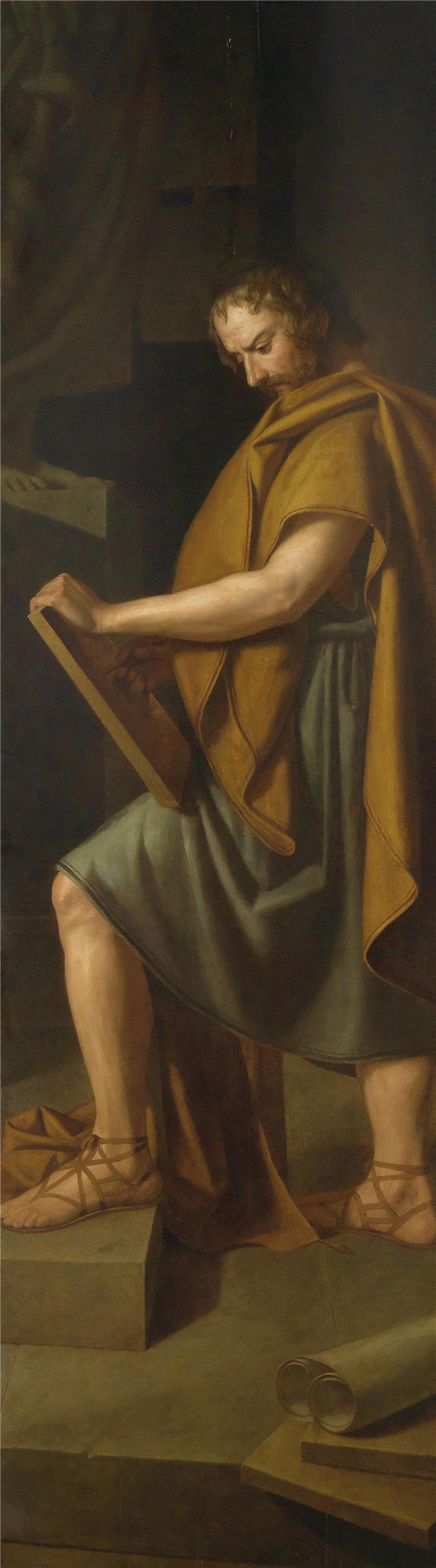 费迪南德·乔治·沃尔德米勒（Ferdinand Georg Waldmuller,奥地利画家）作品–Apothekenladenschilder 2