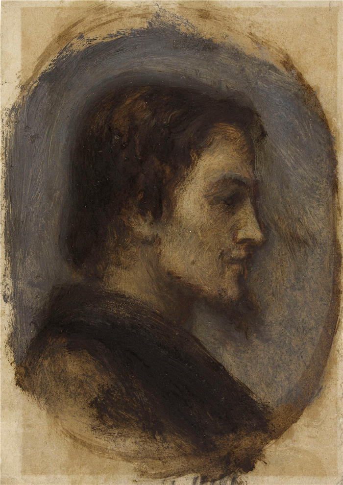 纳西斯·迪亚兹·德·拉·佩纳(Narcisse-Virgile Diaz de la Peña,法国画家)作品-《人头模型》