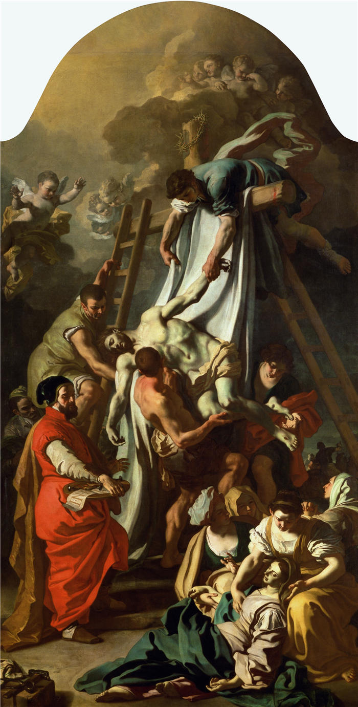 弗朗切斯科·索利梅纳 （ Francesco Solimena，意大利画家）高清作品-《沉积》