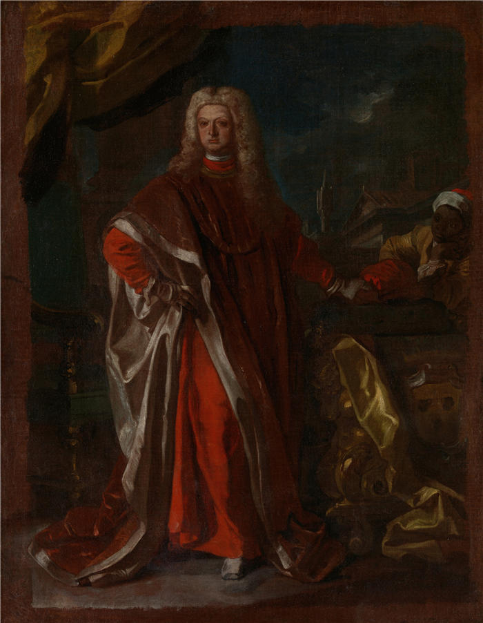 弗朗切斯科·索利梅纳 （ Francesco Solimena，意大利画家）高清作品-《迭戈·皮格纳泰利·德阿拉戈纳（1731）》