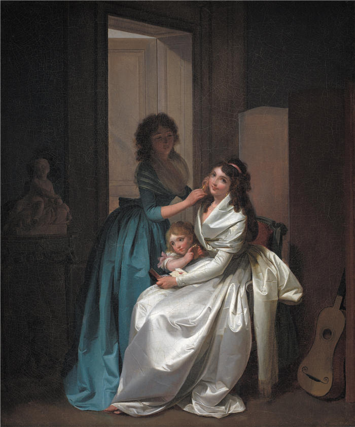 路易·莱奥波德·博伊（Louis Léopold Boilly，法国画家）高清作品-《现在 (1776 – 1845)》