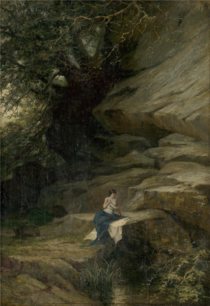 ĽudovítČordák（匈牙利画家）高清作品-《春天 (1893)》