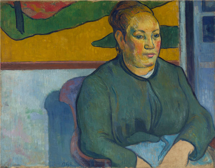 保罗·高更(Paul Gauguin,法国画家)高清作品-《鲁林夫人 (1888)》