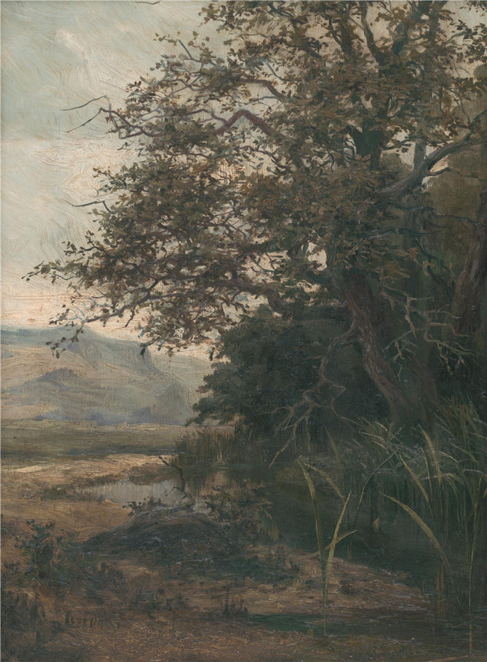 ĽudovítČordák（匈牙利画家）高清作品-《河边 (1896–1898)》
