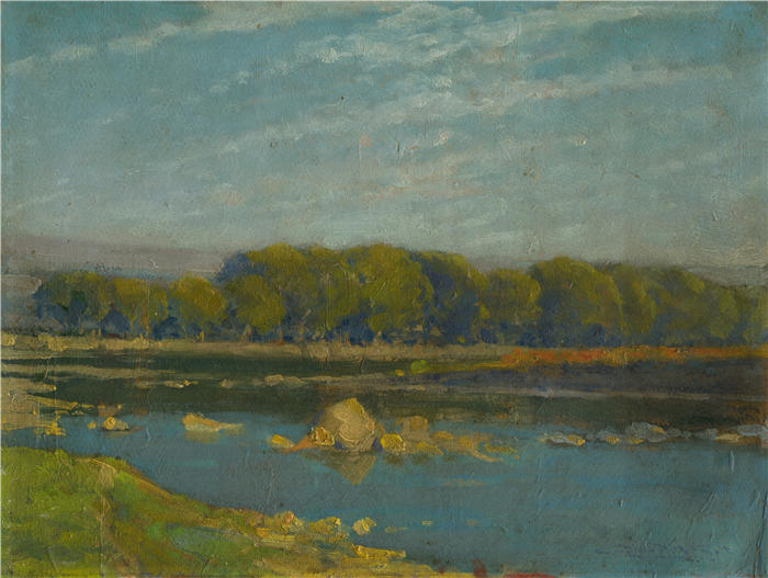 ĽudovítČordák（匈牙利画家）高清作品-《普里克 (1915-1920)》