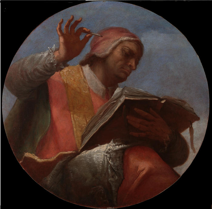 塞巴斯蒂亚诺·里奇（Sebastiano Ricci，意大利画家）高清作品-《圣格雷戈里大帝 (1700–1704)》