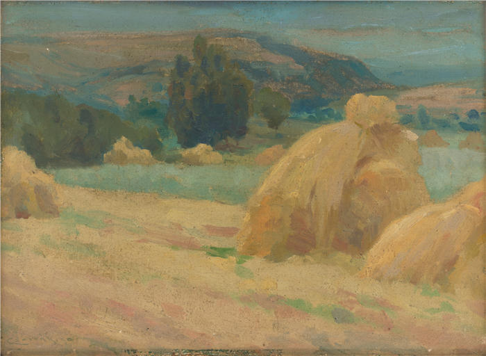ĽudovítČordák（匈牙利画家）高清作品-《夏季 (1904–1905)》