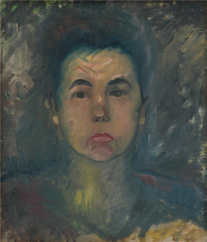 阿诺德·彼得·魏斯-库宾赞(Arnold Peter Weisz-Kubínčan,斯洛伐克画家)高清作品-《女人的胸围(1920–1925)》