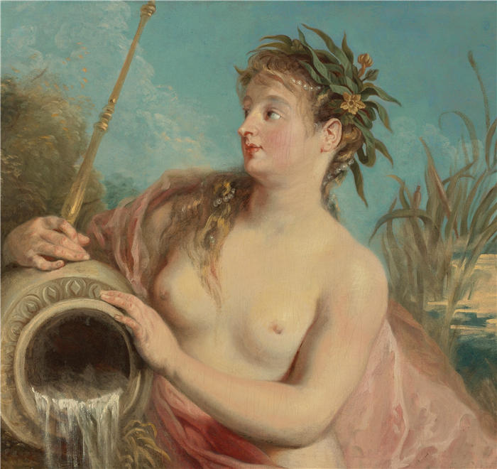 让-安托万·华托(Jean-Antoine Watteau,法国画家)高清作品-《方丹宁芙》
