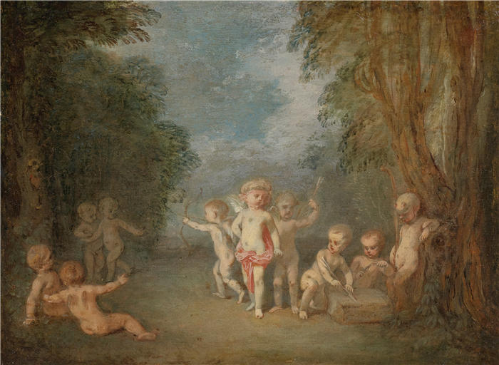 让-安托万·华托（Jean-Antoine Watteau，法国画家）高清作品-《丘比特的王国》