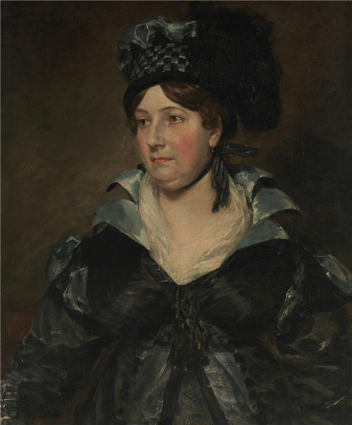 约翰·康斯特布尔（John Constable，英国画家）高清作品-《James Pulham Sr. 夫人》