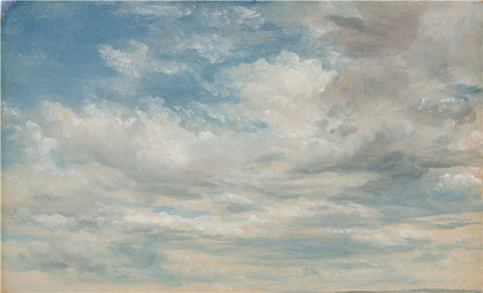 约翰·康斯特布尔(John Constable,英国画家)高清作品-《云》
