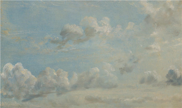 约翰·康斯特布尔(John Constable,英国画家)高清作品-《云研究》